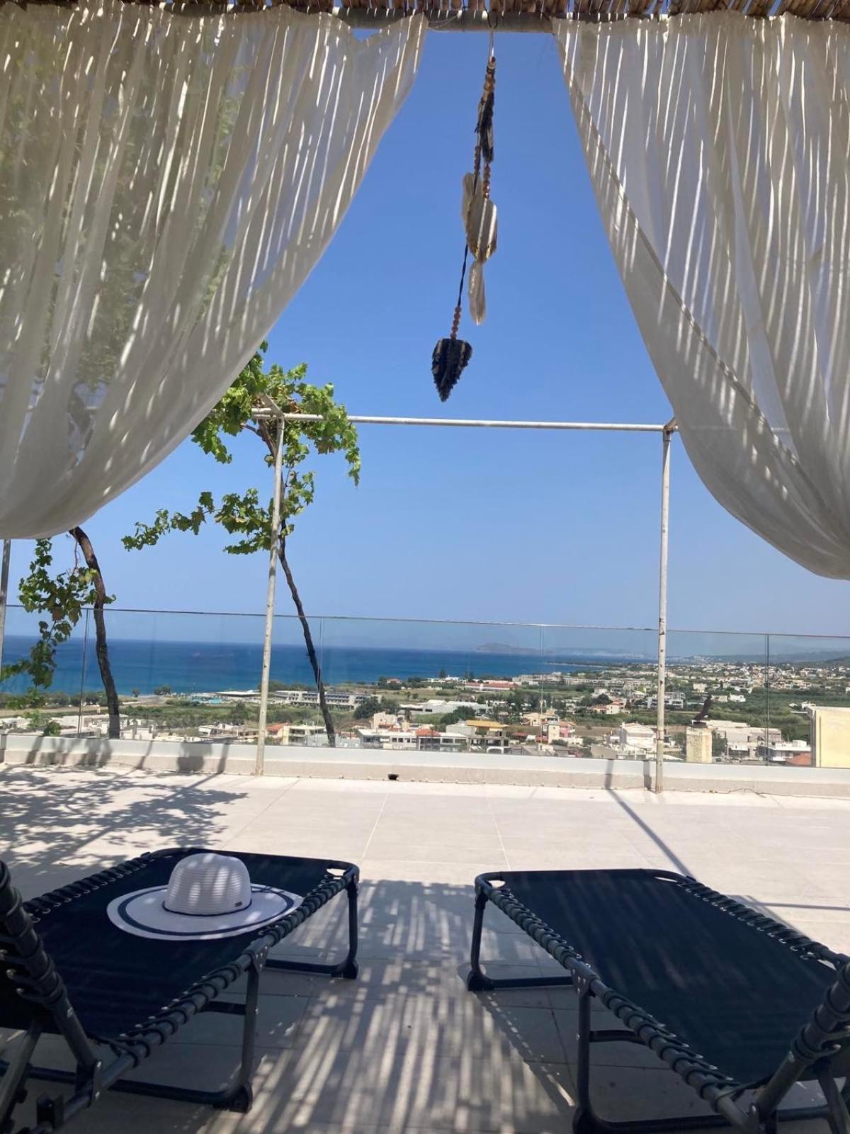 The Serene Veranda With Breathtaking Views Villa Колимвари Екстериор снимка